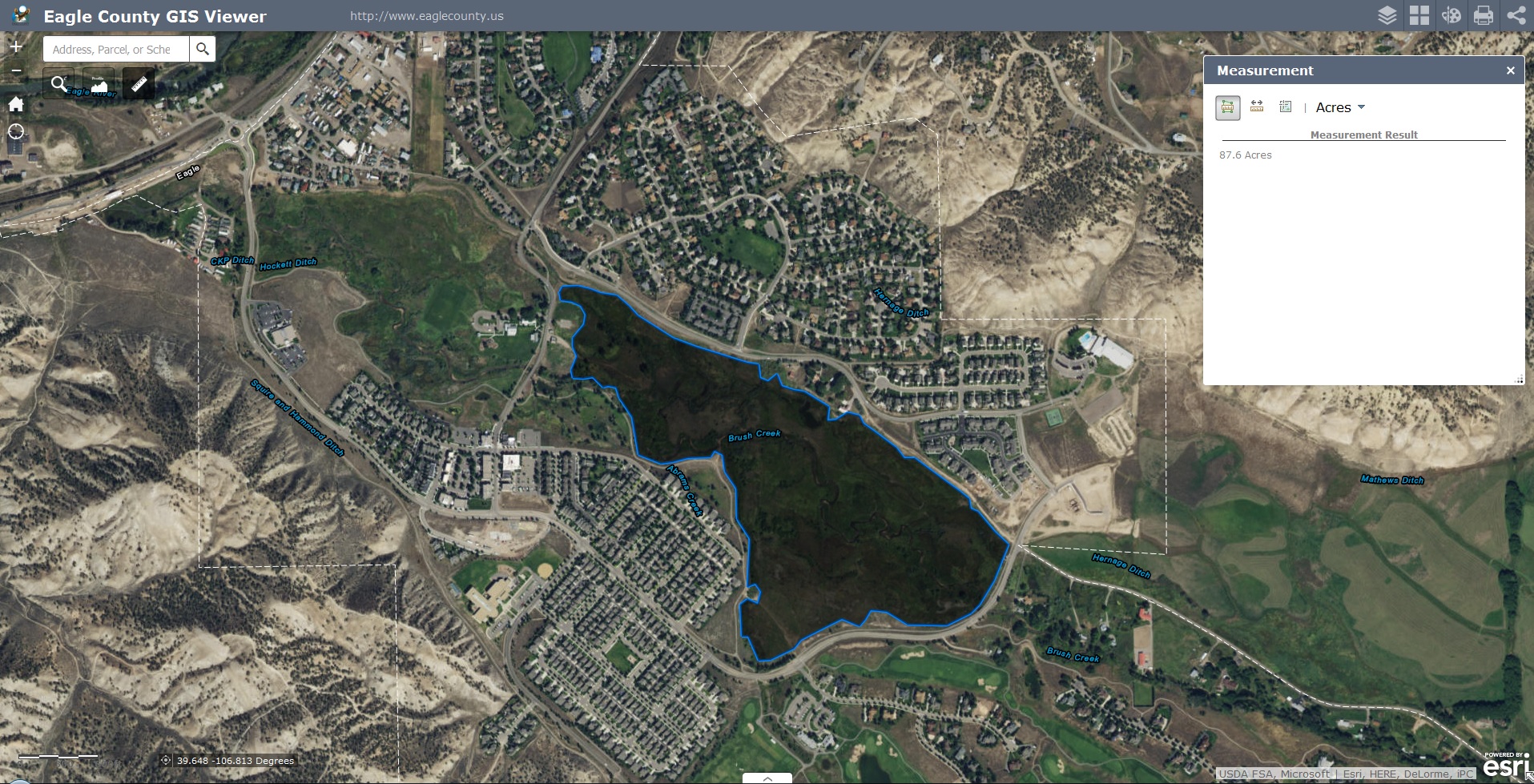 11-3-16-brush-creek-recreation-lakes-eagle-county-gis-lake-2-87-6-acres